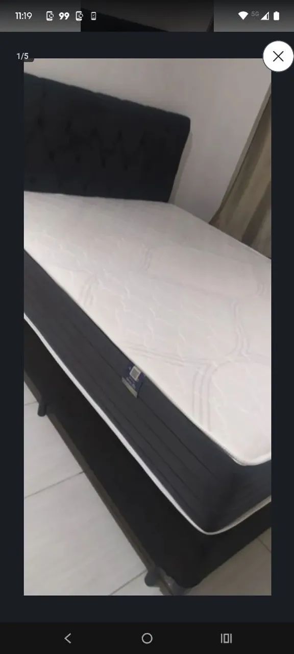 Vendo cabeceira cama casal nova