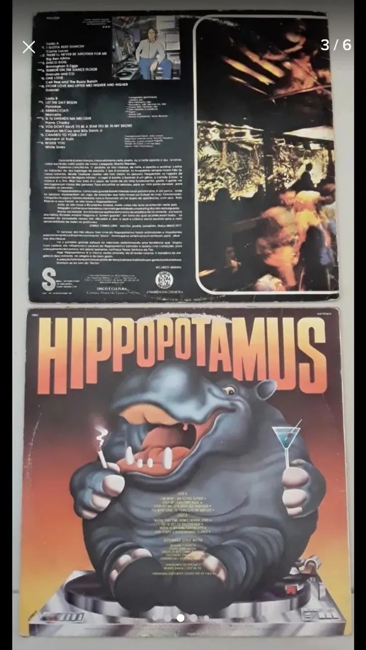 Discoteca Hippopotamus 05 Lps  Coletâneas Internacionais - Foto 3