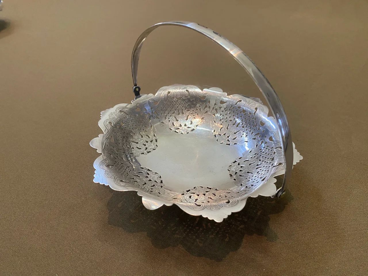 Cesta Ornamentada em Prata (Régia) - Foto 2