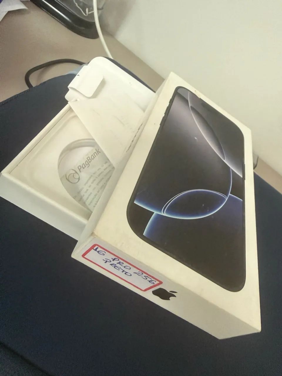 iPhone 16 Pro Preto 256GB - Completo + Nota Fiscal - Foto 2