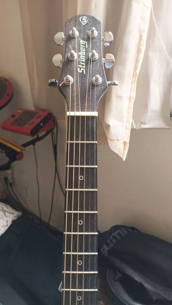 Violão Strinberg SJ200 com upgrades e bag - Foto 4