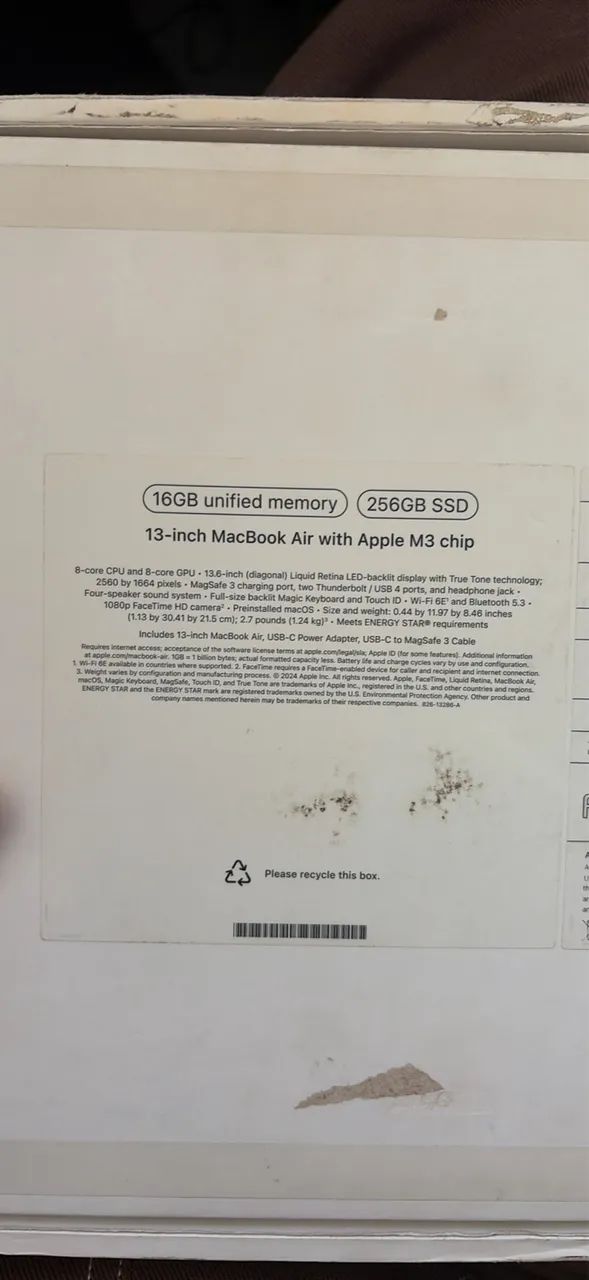 MacBook m3, 16-256, 2024 - Foto 3