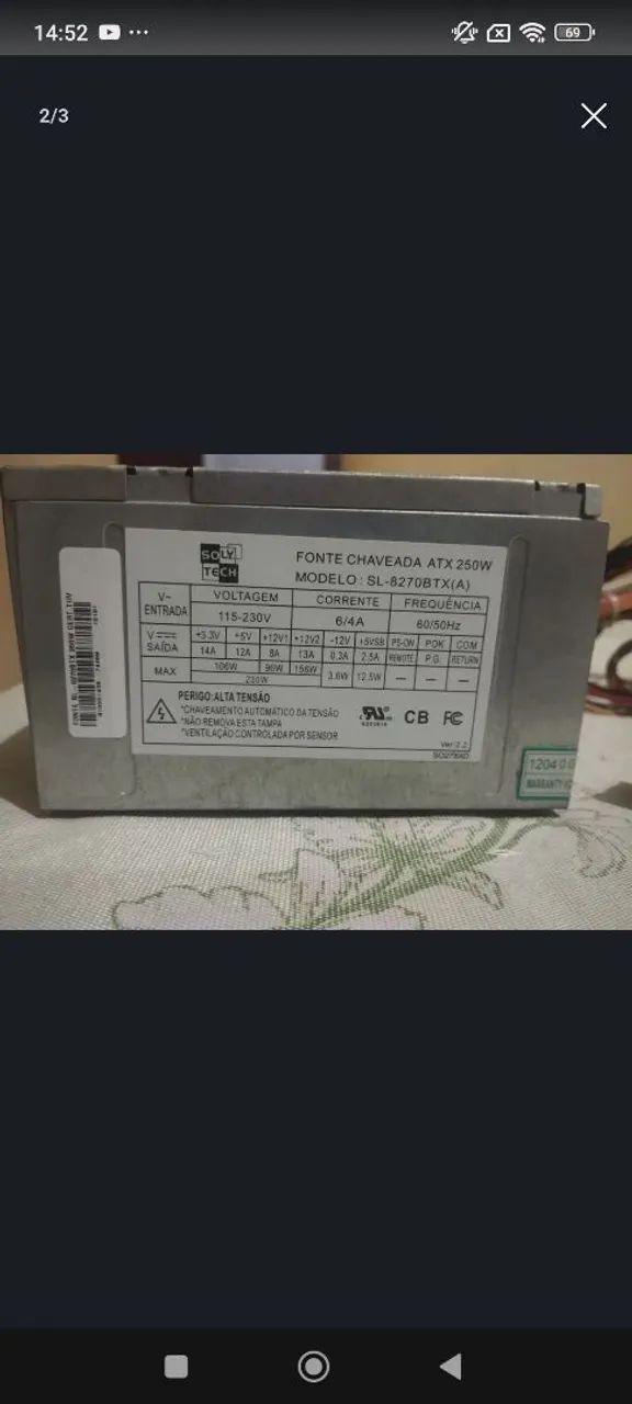 Fonte 500w - Foto 3