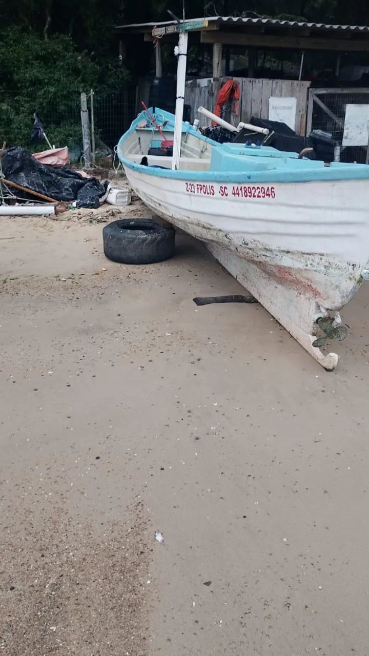Barco Baleeira De Fibra