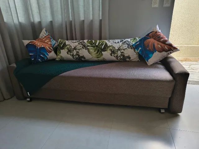 Sofá Bicama Madeira reforçada - Foto 2