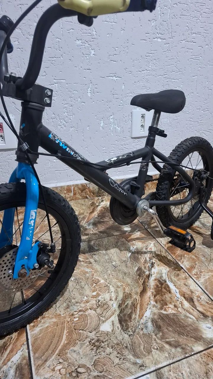 Bicicleta Aro 16 freio a disco e rodinhas  - Foto 4
