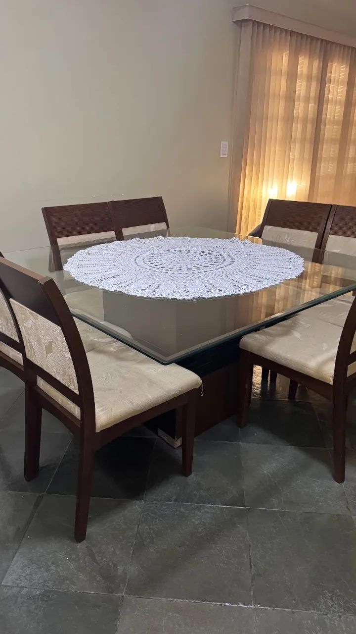 Mesa de jantar quadrada  - Foto 4