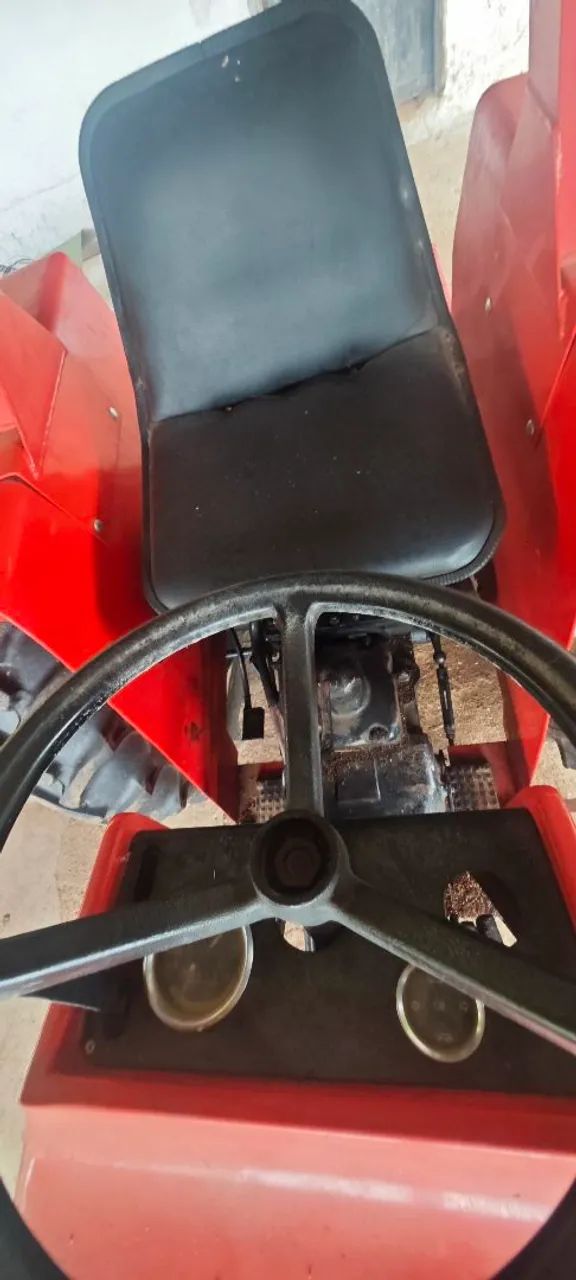 Trator Agrale 4300 com implementos roçadeira e carretinha - Foto 4