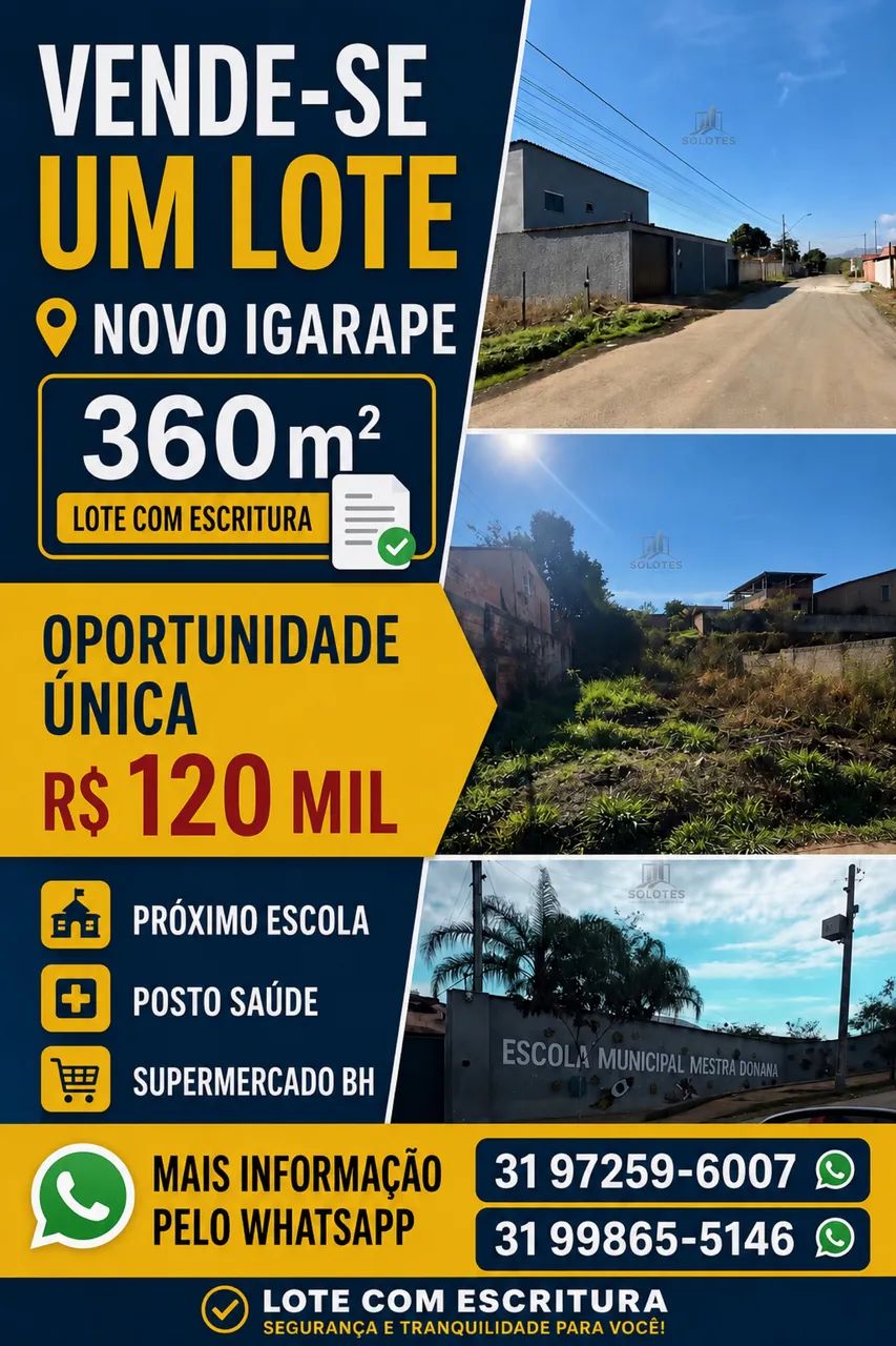 Vende-se lote 