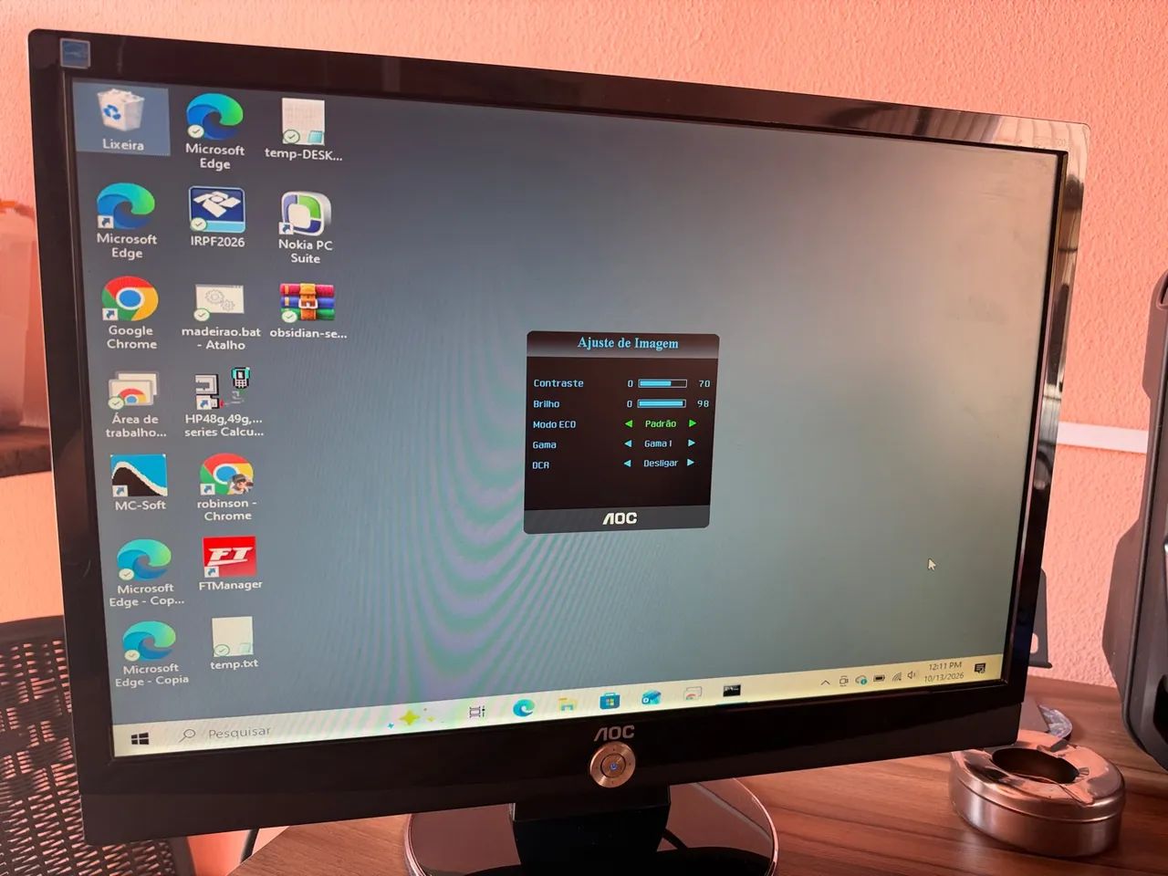 Monitor 22 polegadas tudo OK