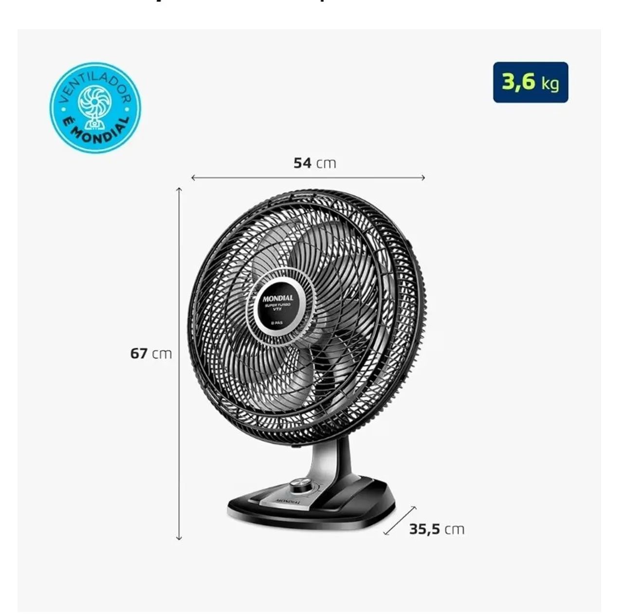 Ventilador turbo - Foto 2