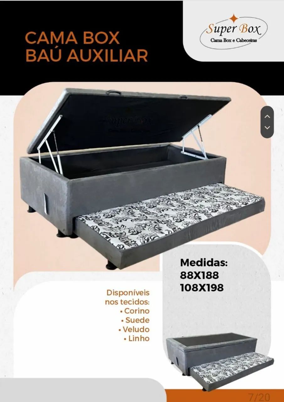 Cama Box Baú  - Foto 2