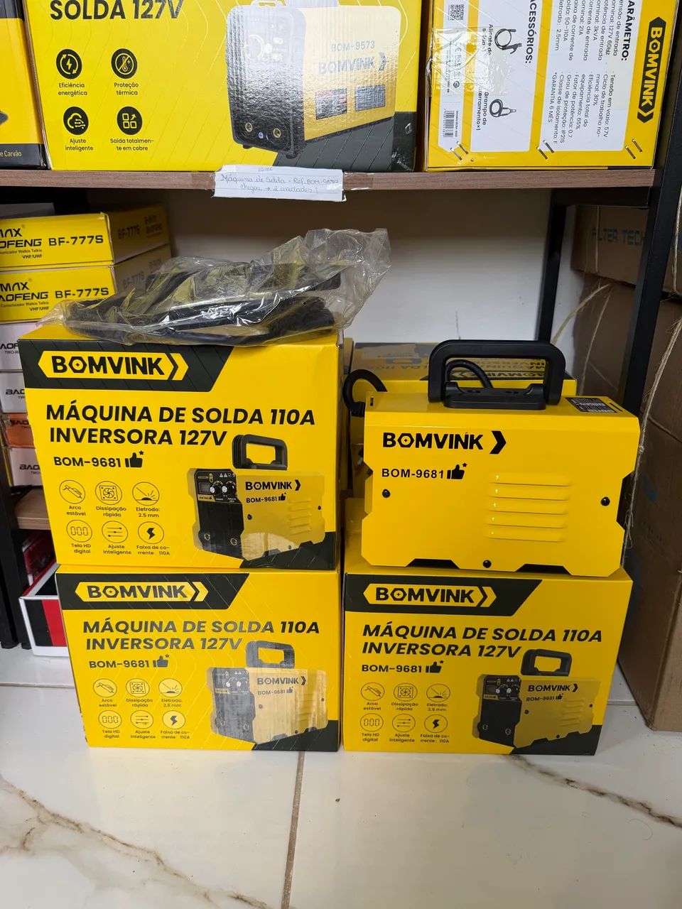 Máquina de solda inversora 3kva 127v