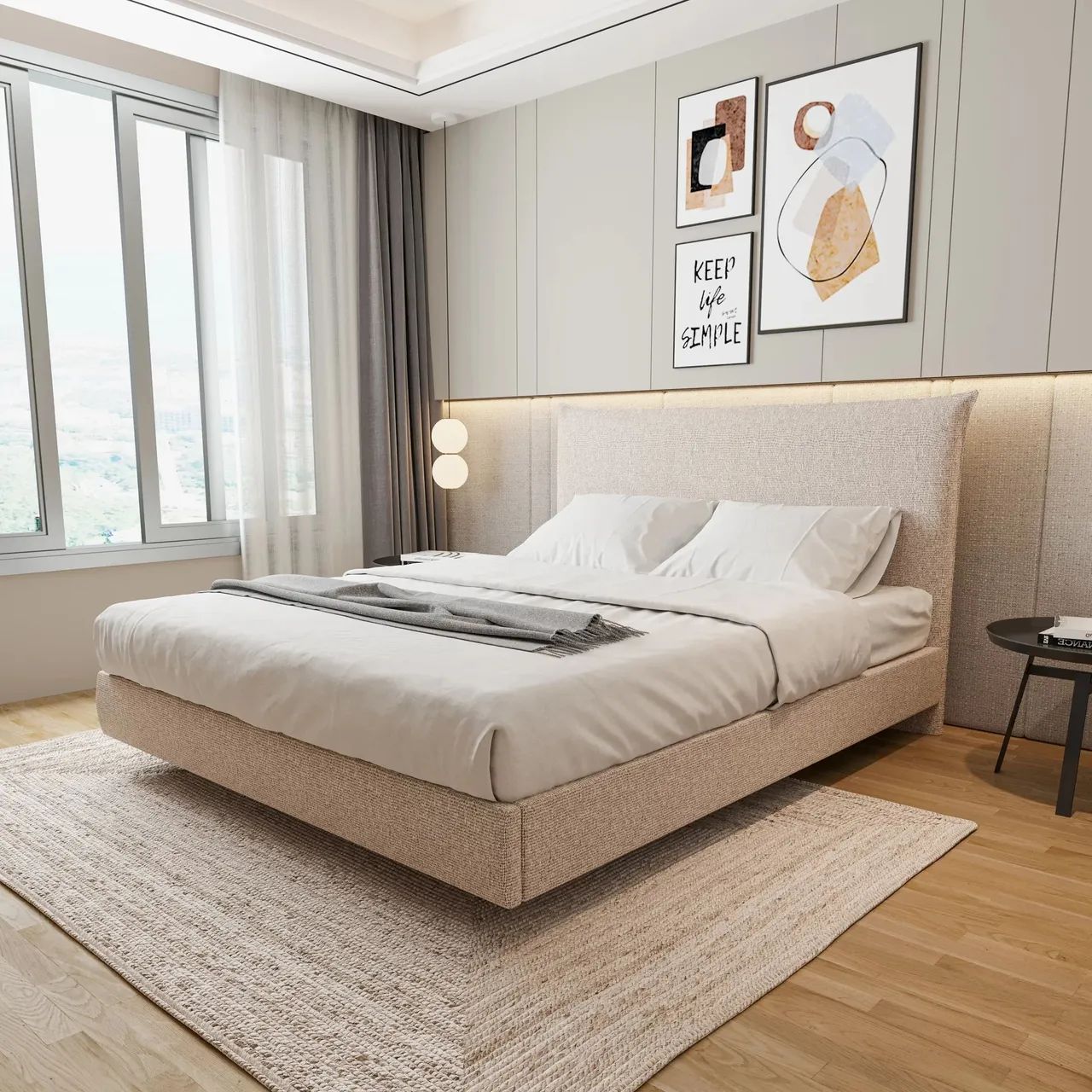 Cama flutuante (estrutura de ferro) - Foto 3