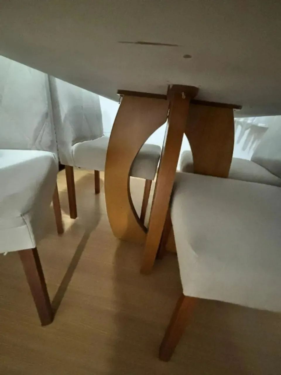 MESA DE JANTAR 4 Lugares Bege - USADA - Foto 3