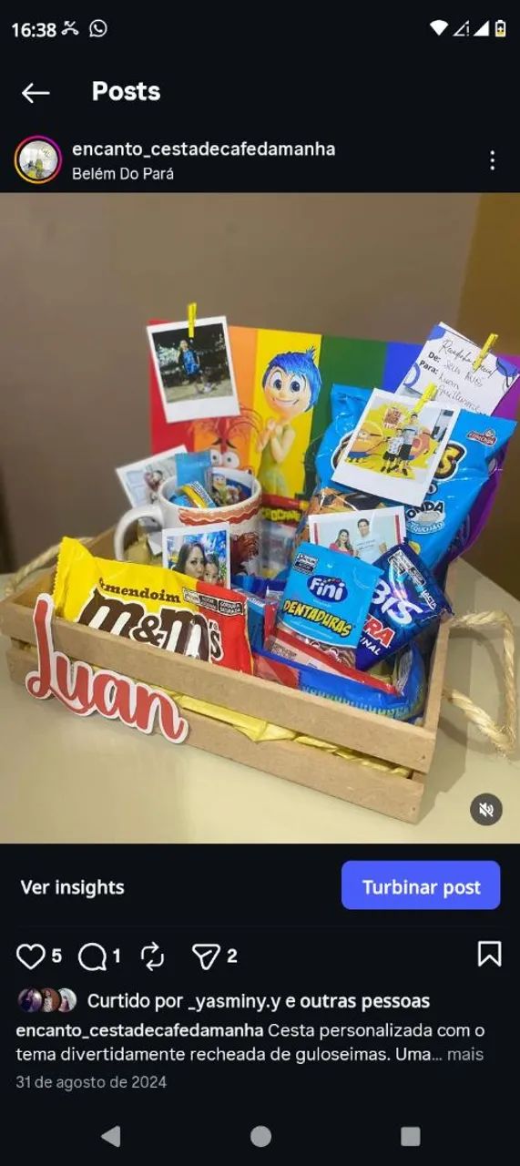 Cesta de café da manhã especial  - Foto 2