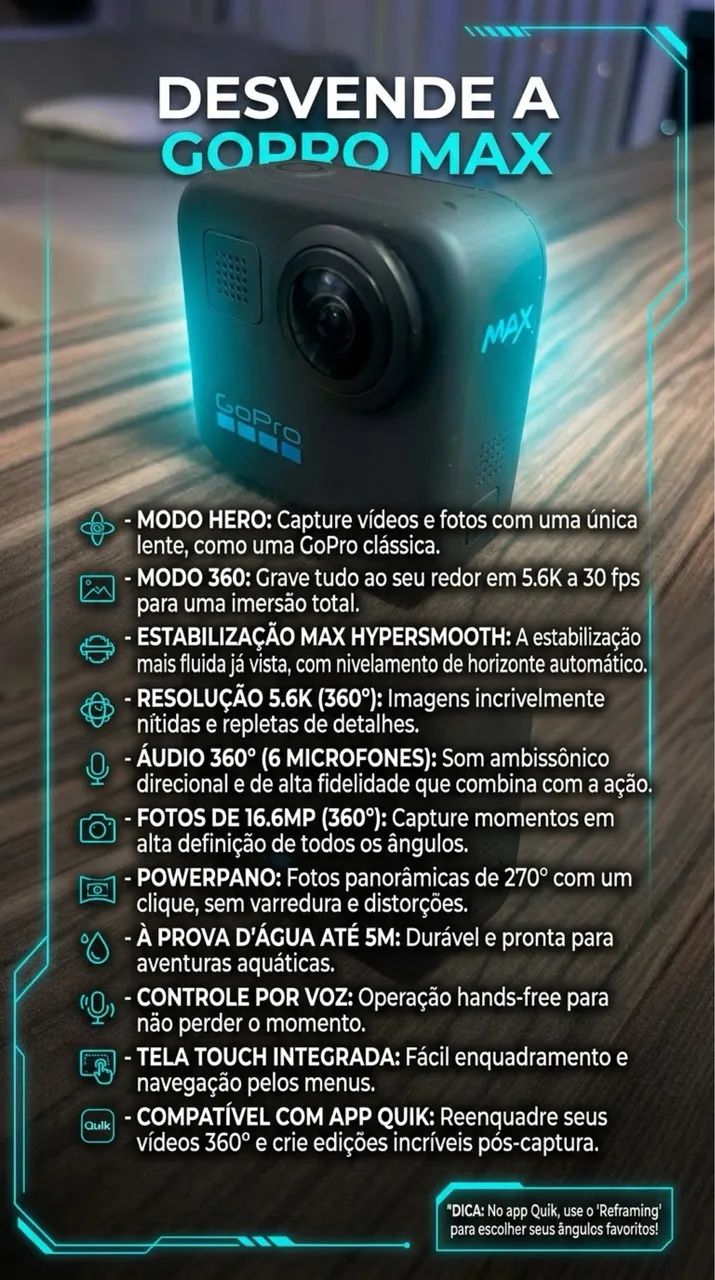 Go Pro Max impecável!!!! - Foto 2