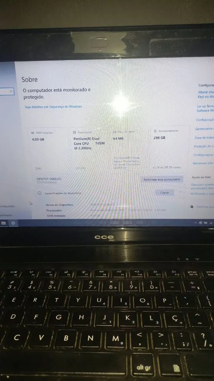 Notebook CCE