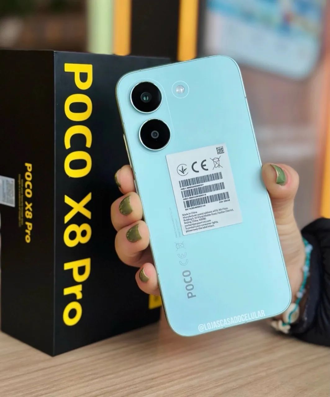 Poco x8 pro 256gb 12 ram verde 