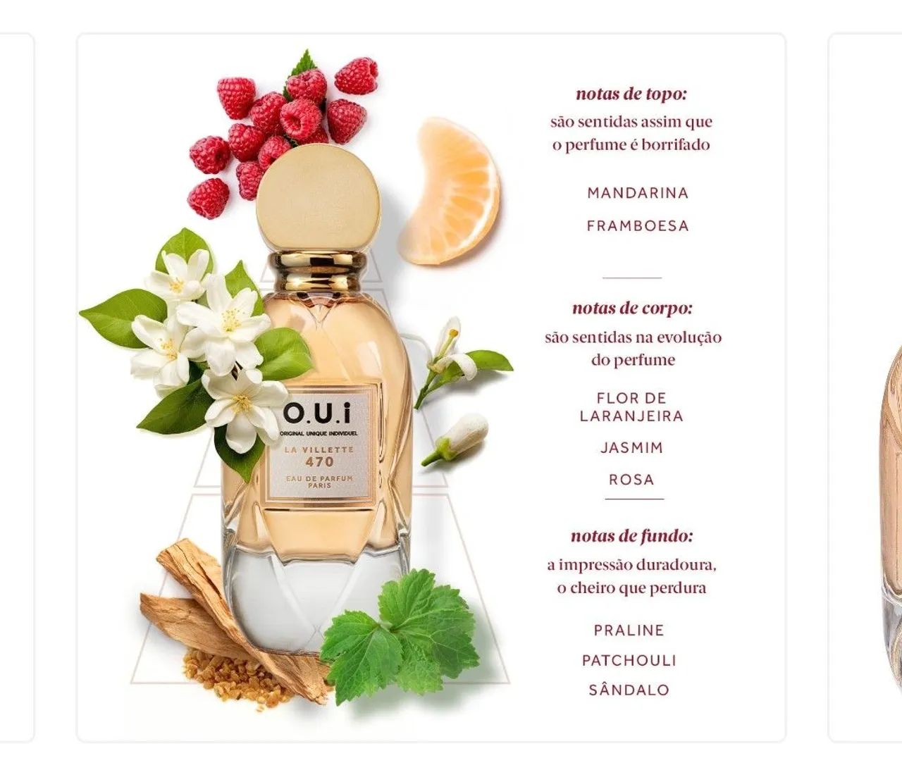 Perfume O.U.I La Villette Eau de Parfum feminino, 75ml  - Foto 3