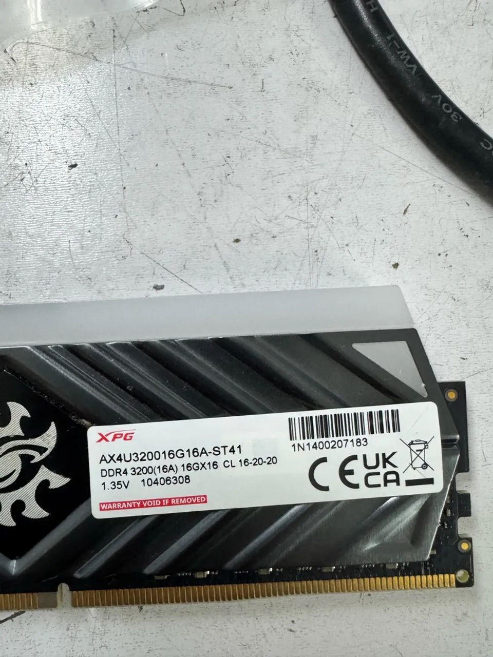 Memória ram xpg ddr4 3200mhz