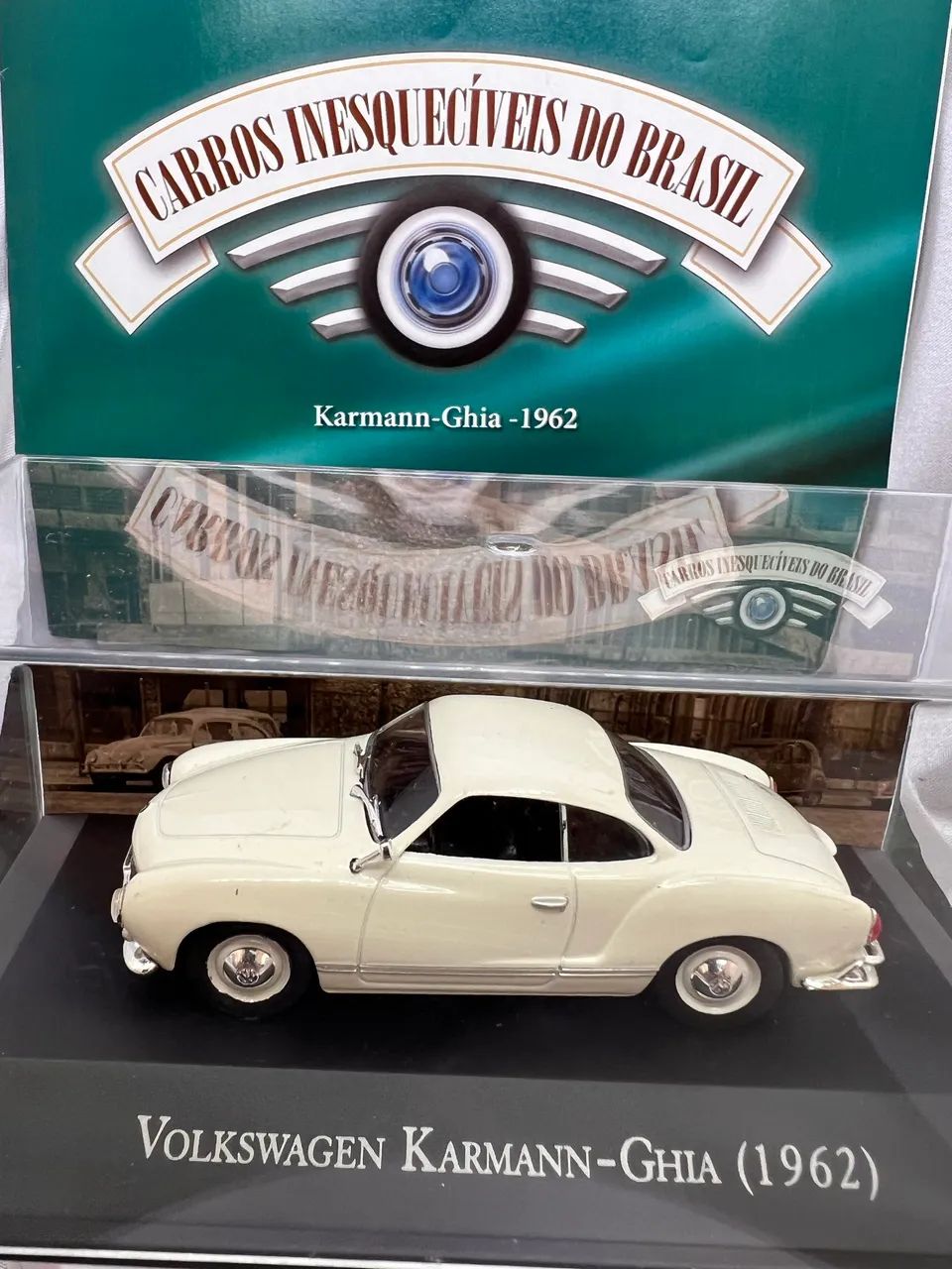 Vw Karmann-Guia 1962 Carros Inesquecíveis do Brasil  - Foto 4