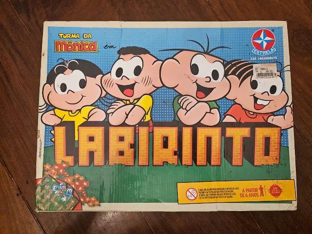 Jogo Tabuleiro Labirinto Turma Da Mônica Original Estrela (RARO)