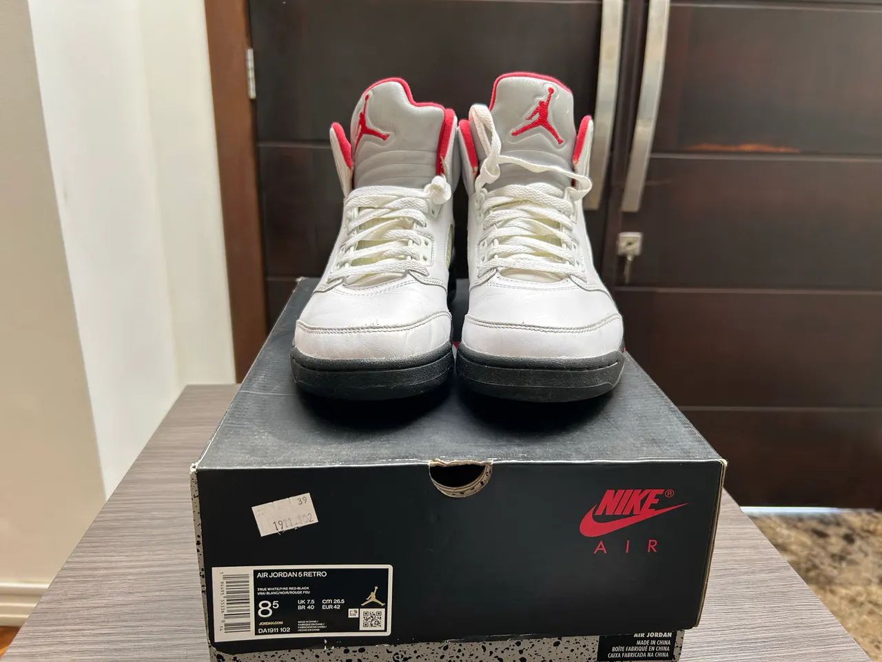 Nike Air Jordan 5 Fire Red - Foto 5