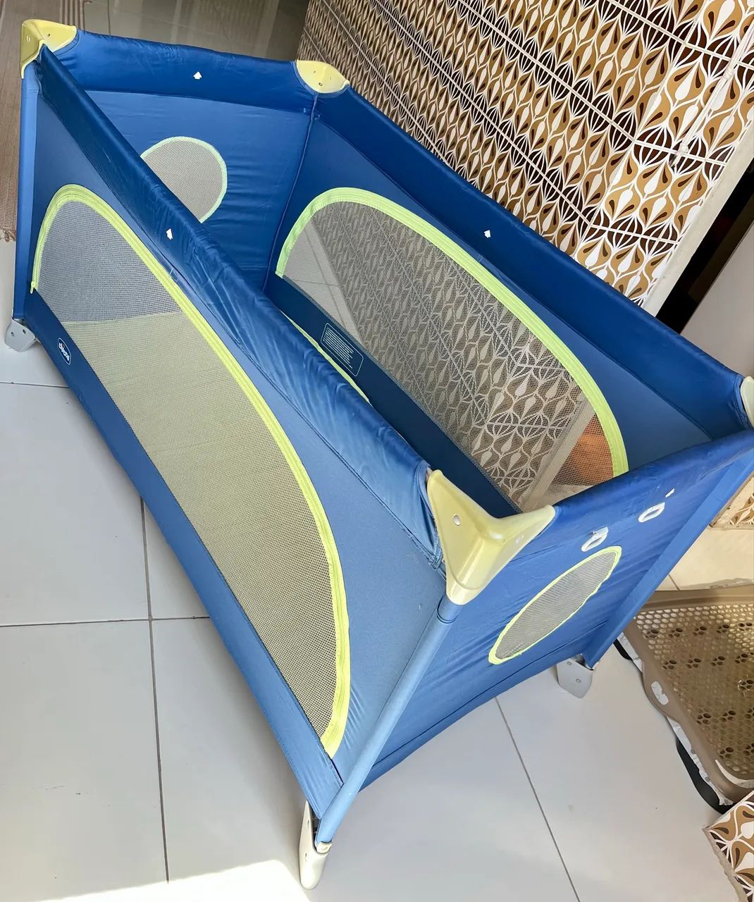 Berço portátil Chico / Chiqueirinho / Cercadinho dobrável com colchão | bolsa - Foto 2