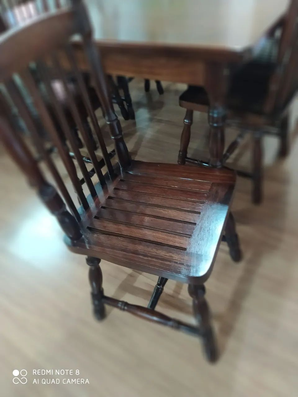 Mesa de jantar estilo colonial com 8 cadeiras  - Foto 3