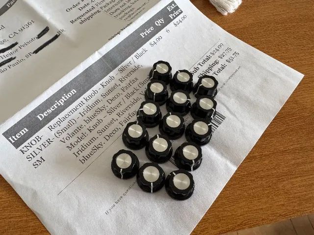 Knobs originais Strymon silver/prata - Foto 2