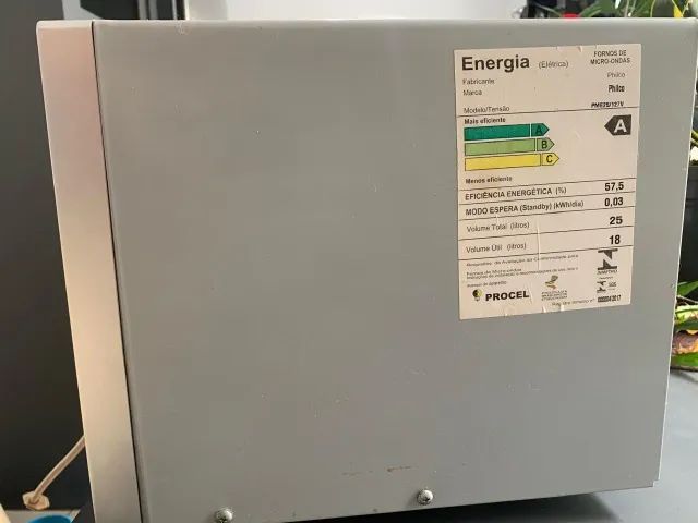 Micro-ondas Philco Espelhado Prata 25 litros 110v  - Foto 3