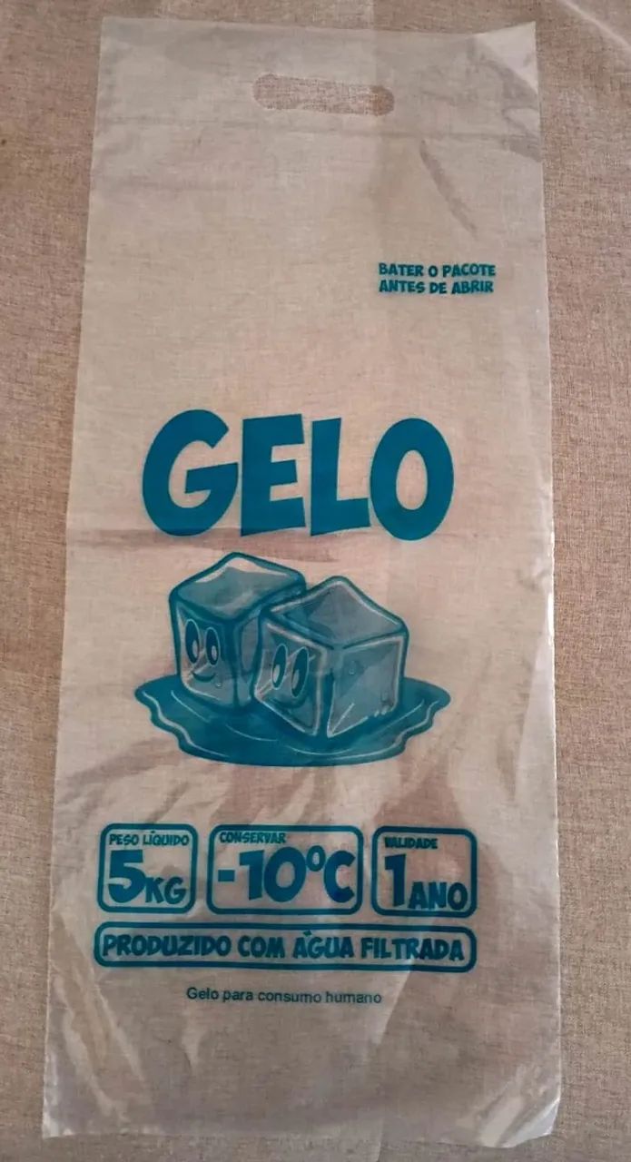 SACOS DE GELO 5kgs