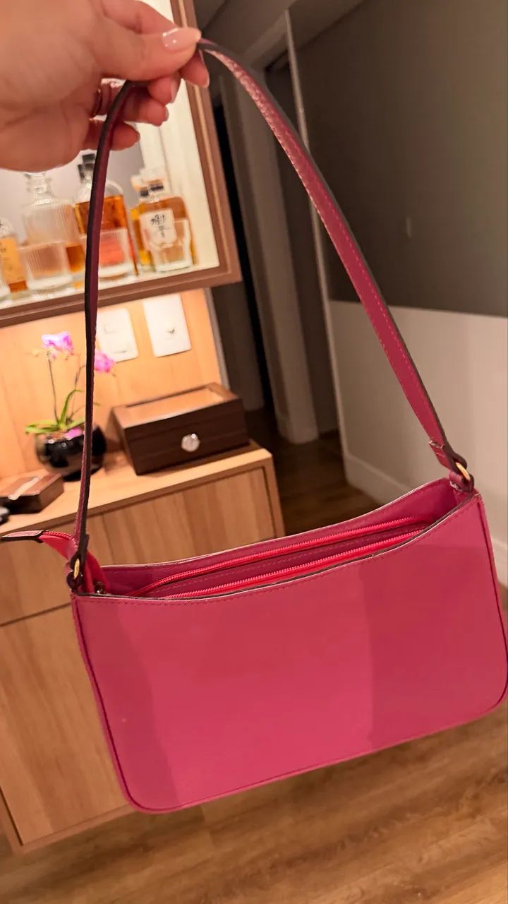 Bolsa baguete em couro legítimo  - Foto 2