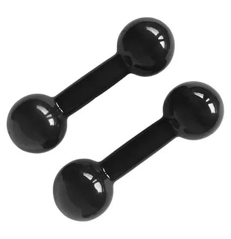 Halter bola emborrachado 1kg par
