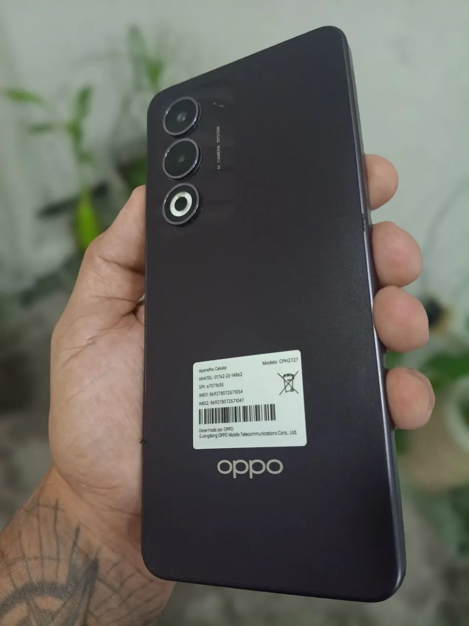 Smartphone com NF, caixa e carregador original 