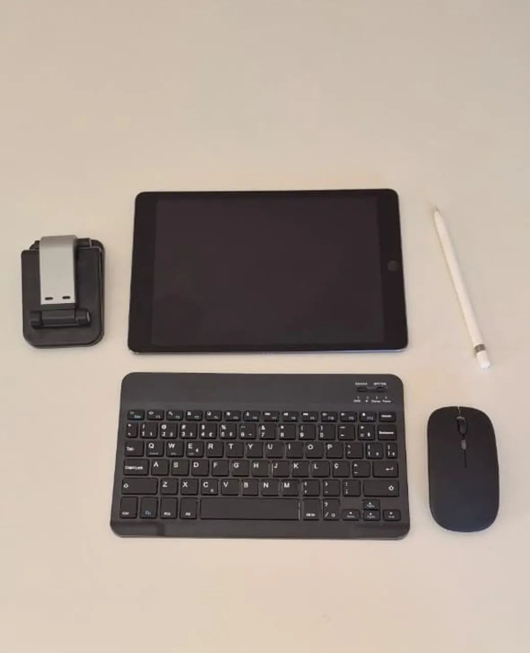 iPad 9ª Geração 64GB + Apple Pencil + Teclado + Mouse + Suporte - Kit Completo - Foto 4