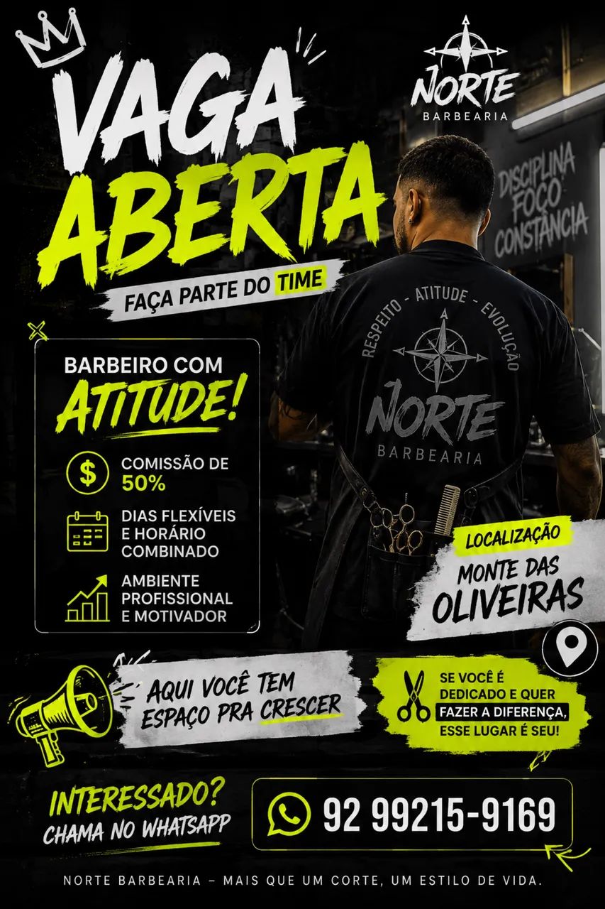Vaga para barbeiro 