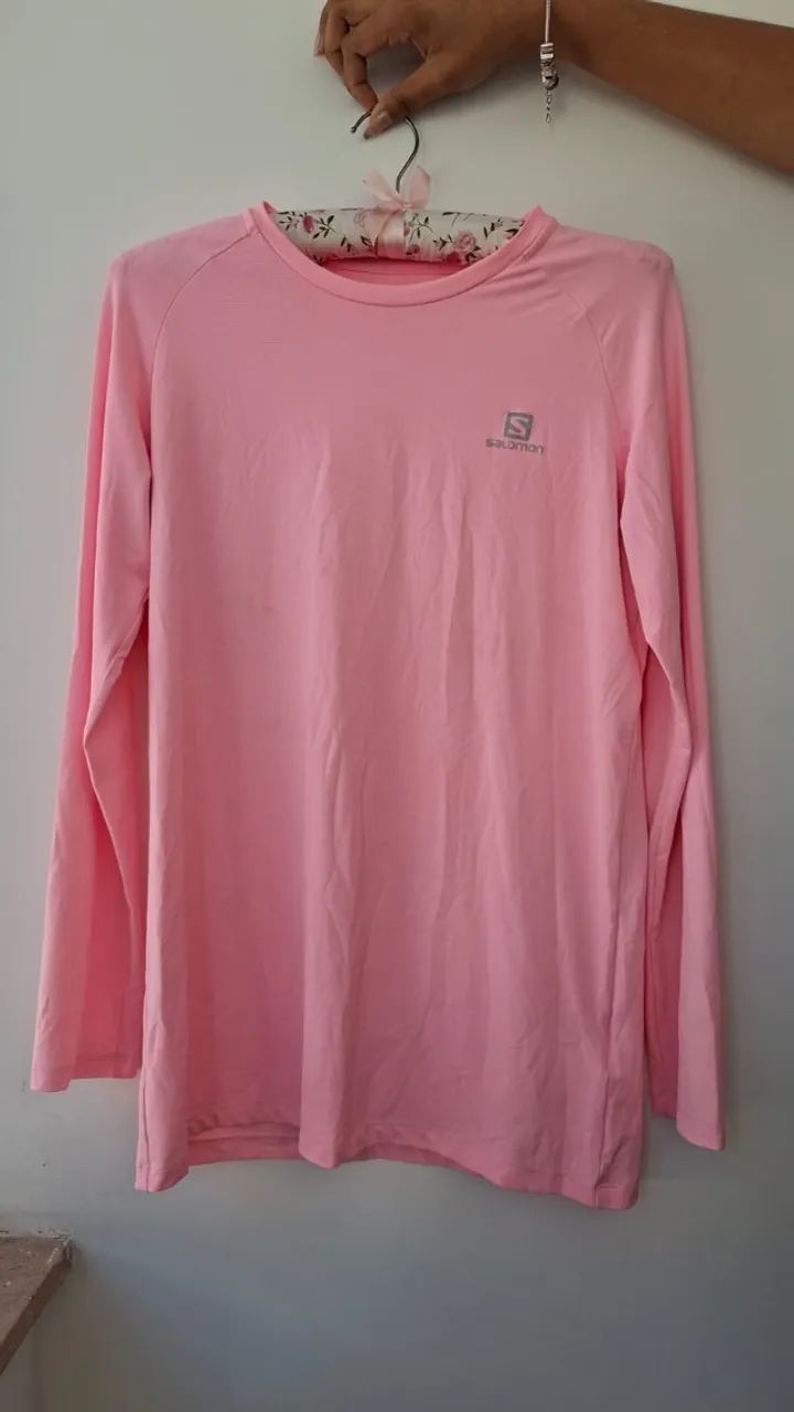 Blusa de proteção Salomon - feminina.  - Foto 3