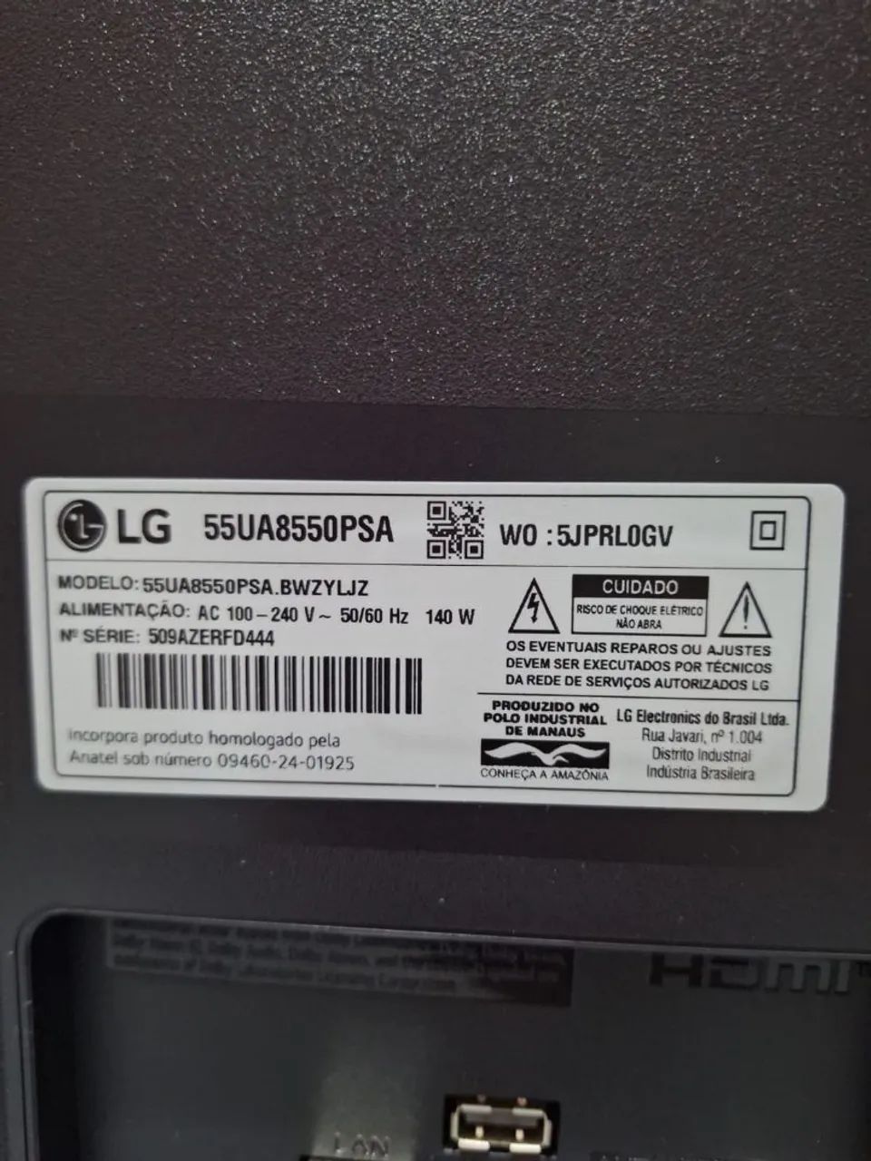 TV lg nova tela quebrada - Foto 2