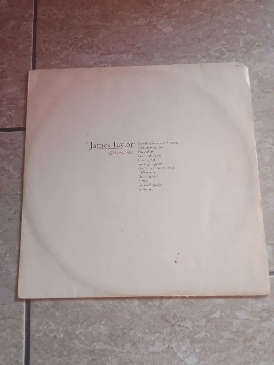 LP vinil James Taylor Greatest hits