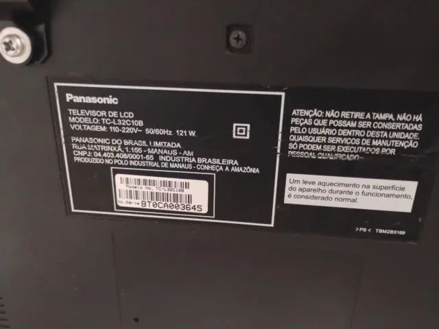 Televisão LCD Panasonic Viera 32 polegadas com controle - Funcionando perfeitamente! - Foto 4