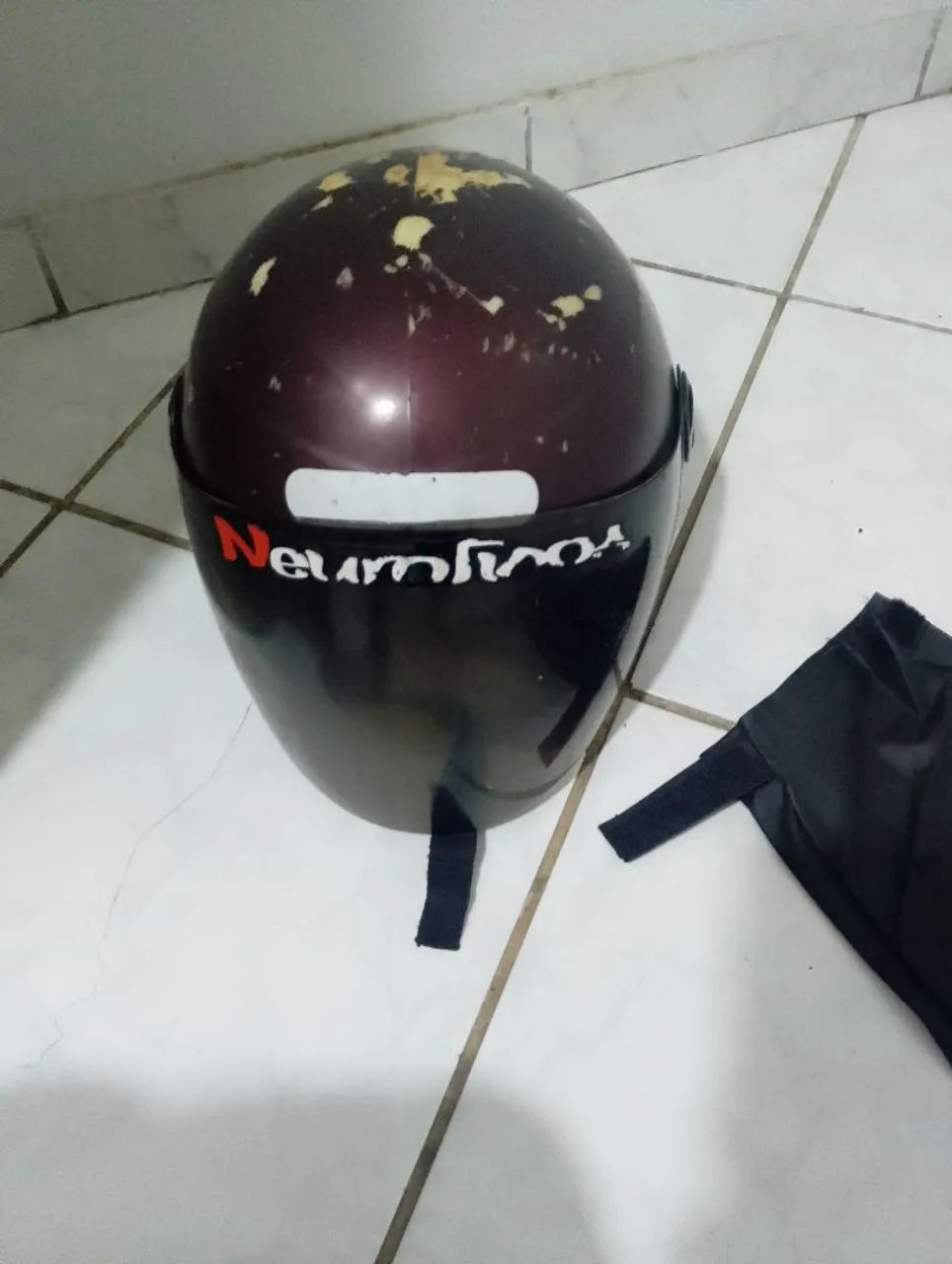 CAPACETE ABERTO + CAPA DE CHUVA "NOVA DA MARCA PIONEIRA "