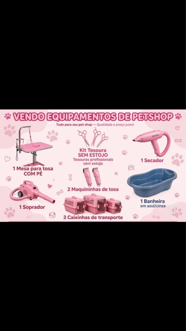 Kit banho e tosa 