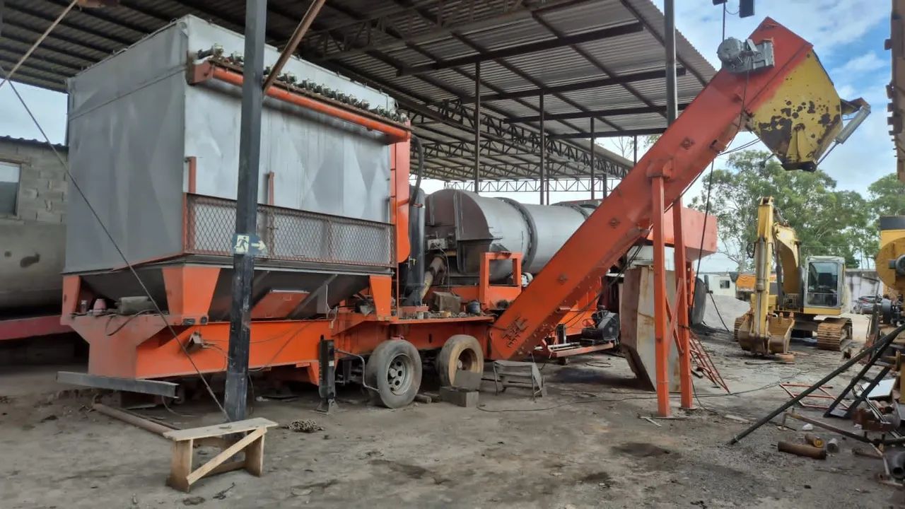 Usina de Asfalto luzmaq 120 ton toda transformada ciber ano 2010 - Foto 2