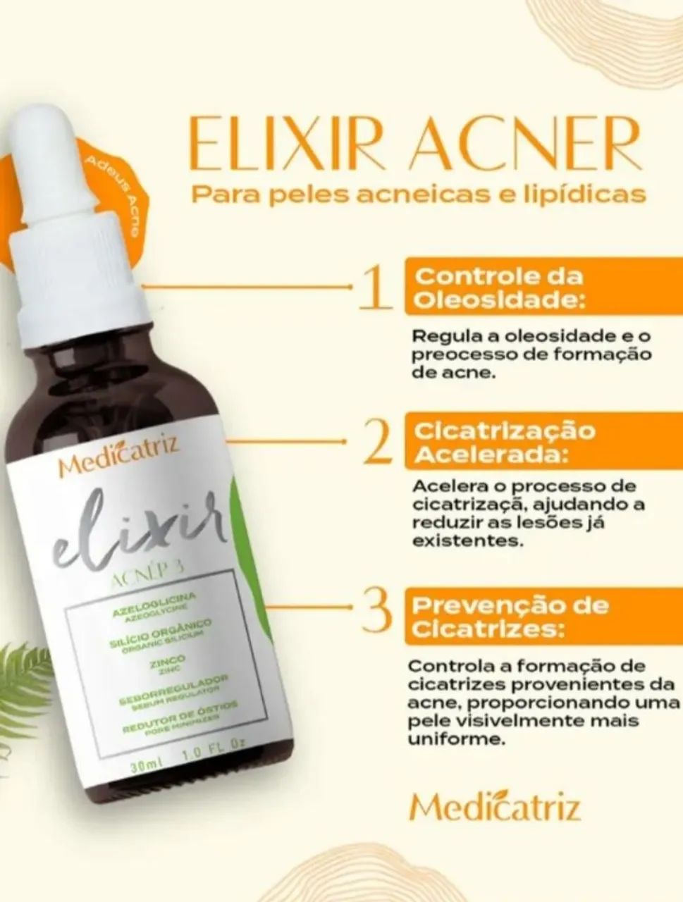 SERÚM ELIXIR ACNE MEDICATRIZ - Foto 3