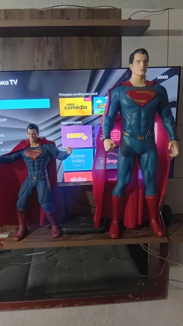 BONECO SUPERMAN MARCA MIMO ORIGINAL 50CM COLECIONAVEL  - Foto 4