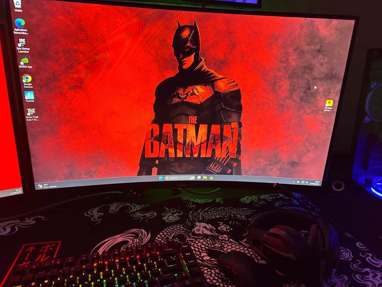 Monitor Gamer Curvo 32 Polegadas 165 hz - Foto 2