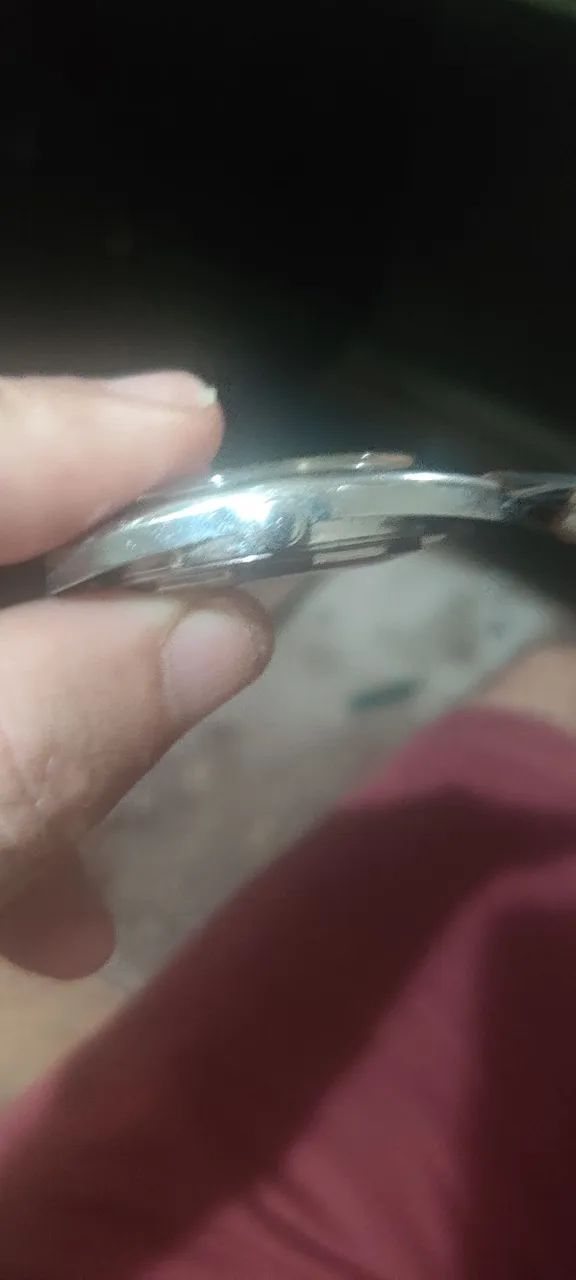 Cyma automático original elegante funcionando normalmente todo em aço inox  - Foto 4
