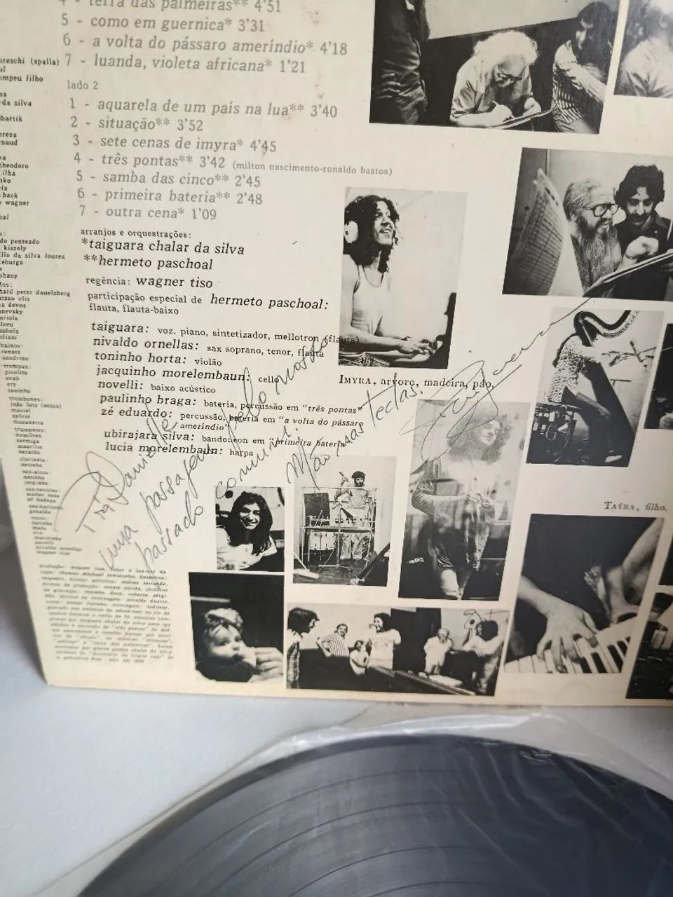 LP TAIGUARA, AUTOGRAFADO  - Foto 3